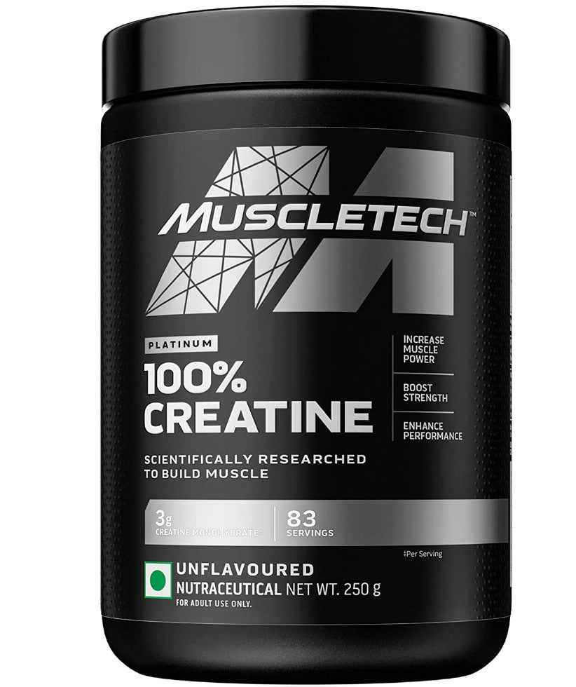 Muscletech Platinum 100% Creatine Powder 250 Gram, 83 Servings
