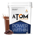 AS-IT-IS Nutrition ATOM POWER Whey Protein XL 24gm 4 kg Dark Rich Chocolate
