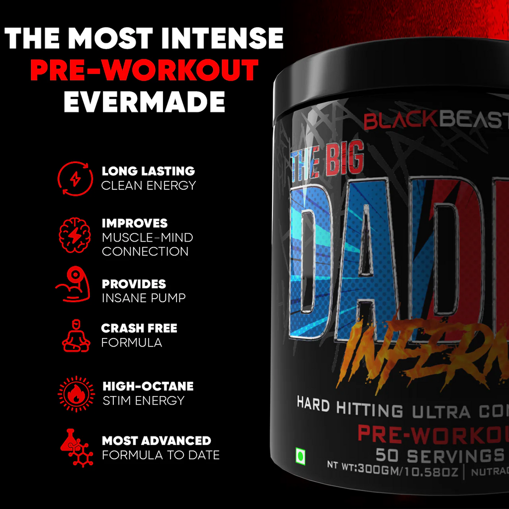THE BIG DADDY INFERNO PREWORKOUT 50 SERVINGS