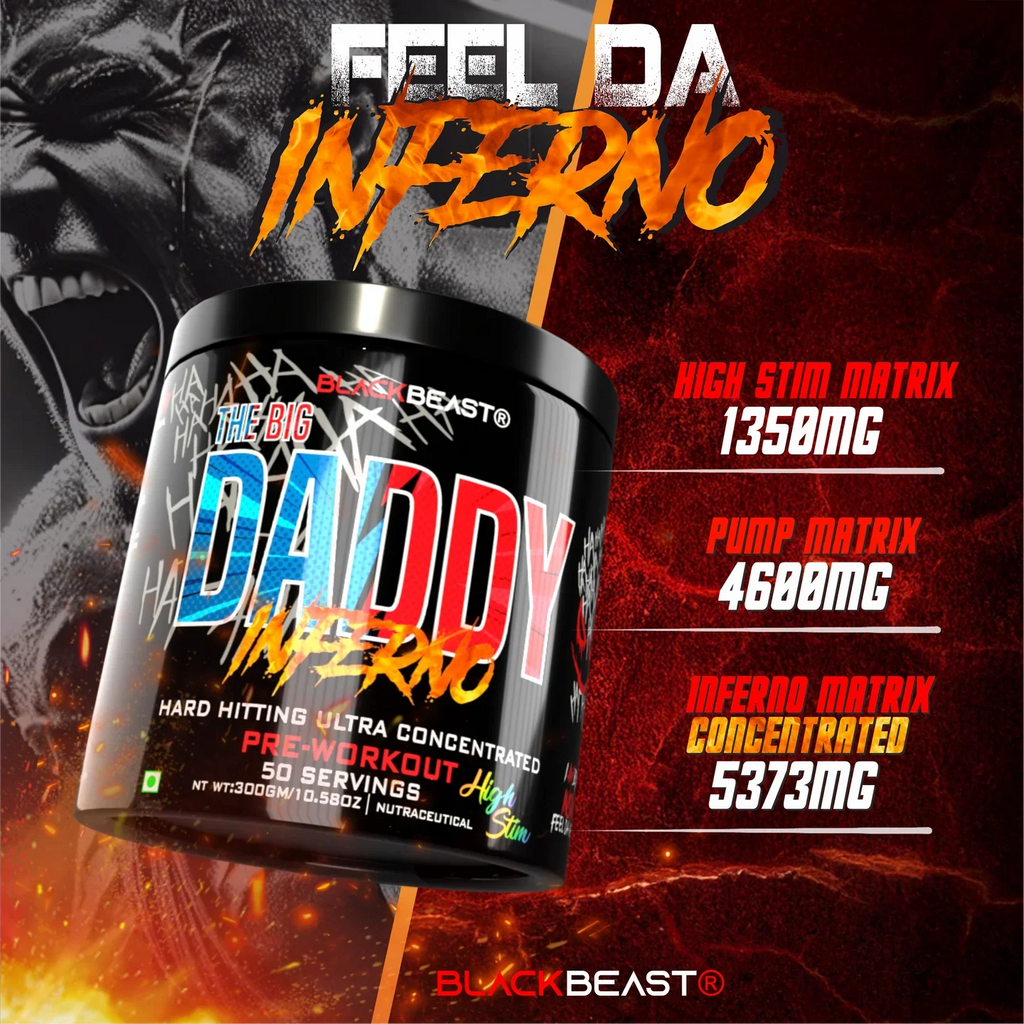 THE BIG DADDY INFERNO PREWORKOUT 50 SERVINGS