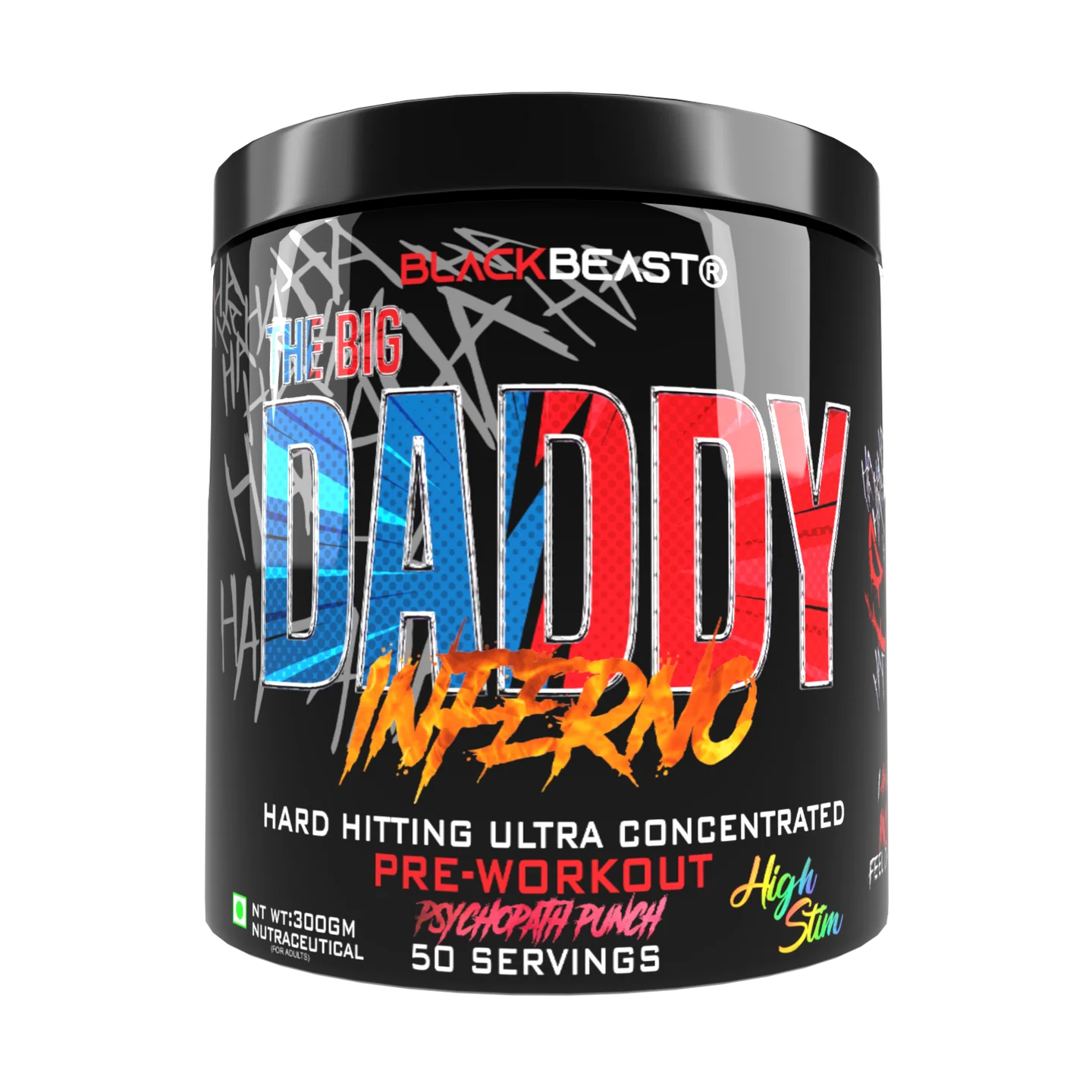 THE BIG DADDY INFERNO PREWORKOUT 50 SERVINGS