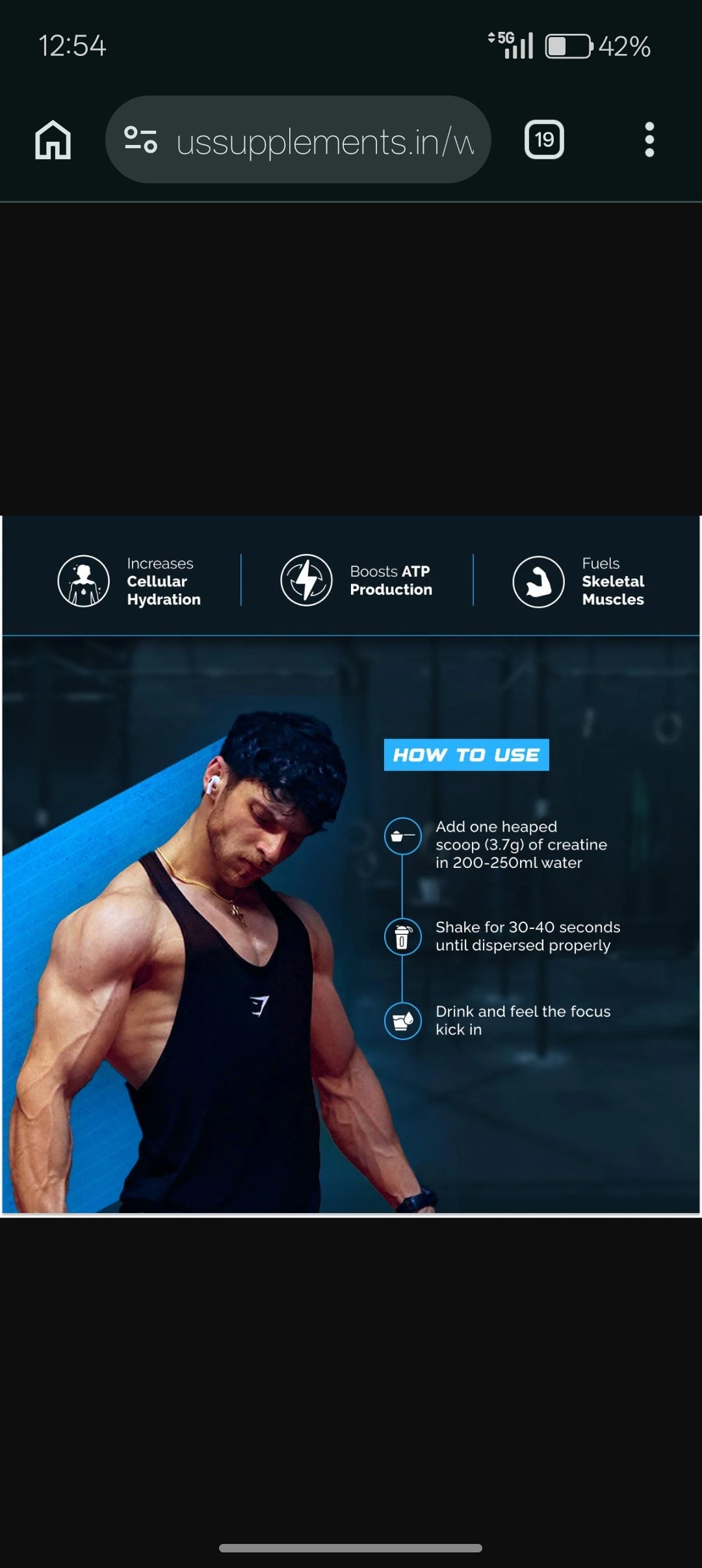Wellcore – Micronised Creatine Monohydrate (307g, 83 Servings)