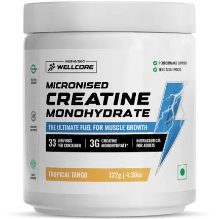 Wellcore – Micronised Creatine Monohydrate (307g, 83 Servings)