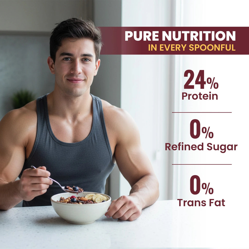 Pintola High Protein Muesli Dark Chocolate & Cranberry – 1 Kg (2.2 Lb)