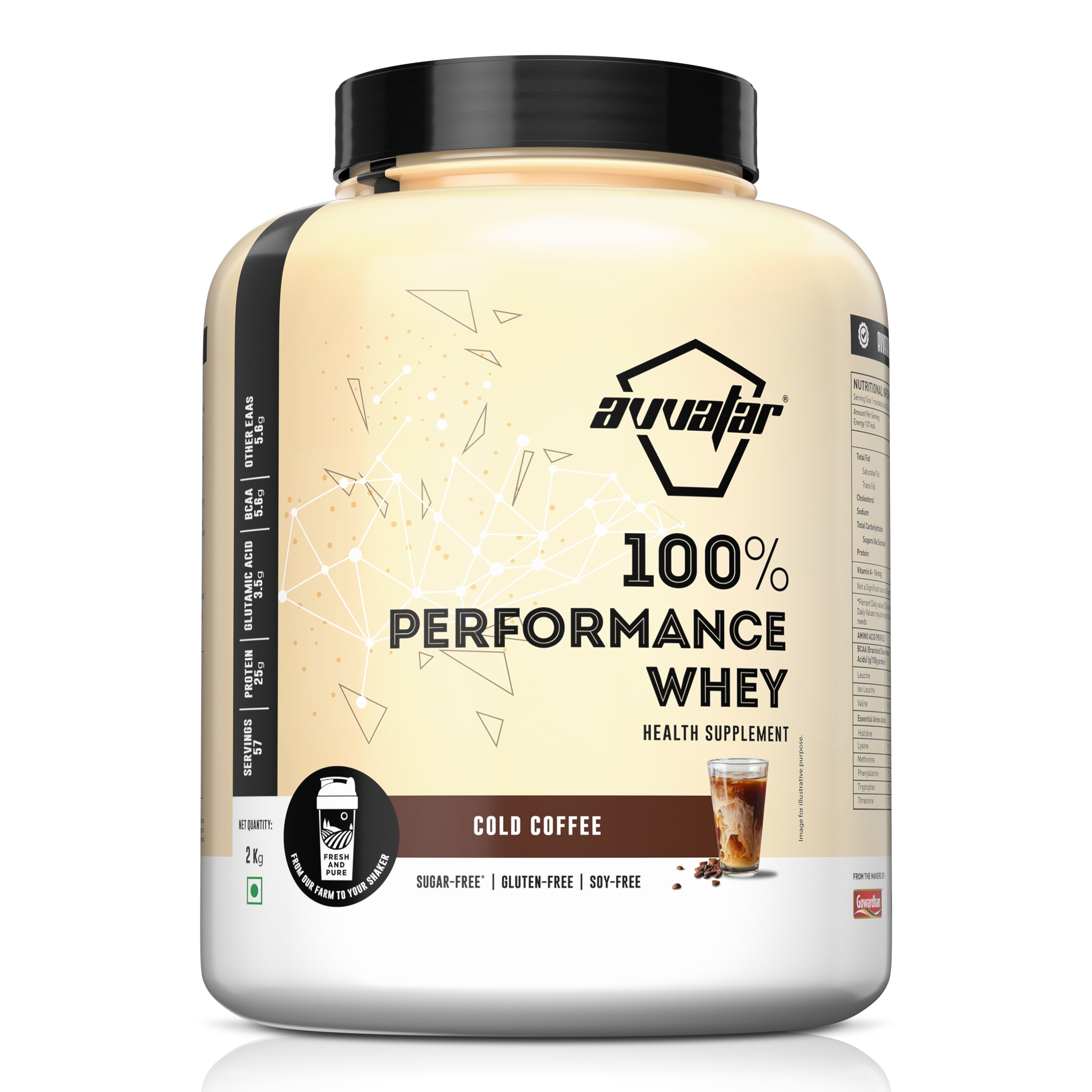 Avvatar 100% Performance Whey | 2 Kg | 2027 exp