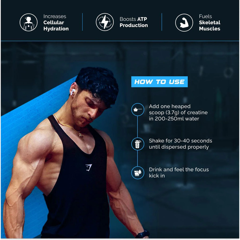 Wellcore – Pure Micronised Creatine Monohydrate (122g, 33 Servings)