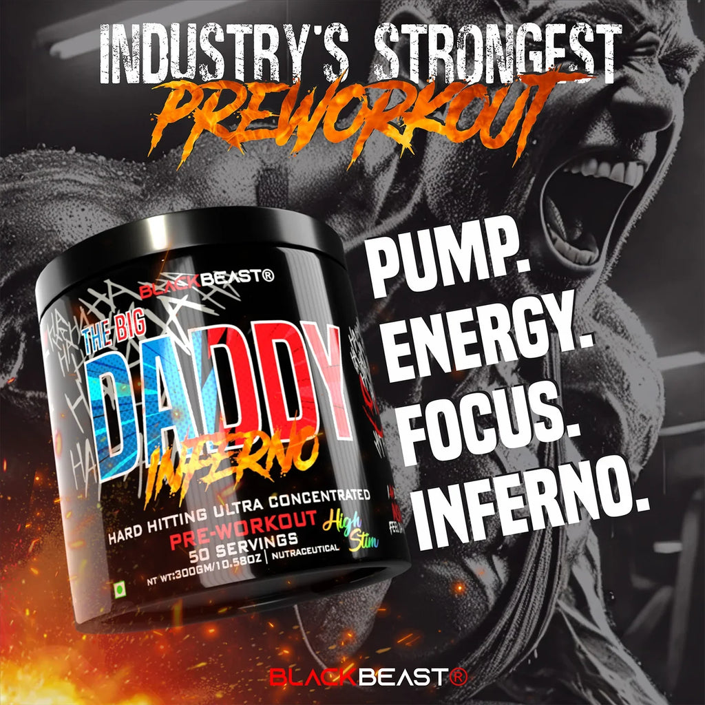 THE BIG DADDY INFERNO PREWORKOUT 50 SERVINGS