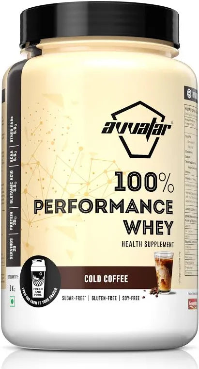 Avvatar 100% Performance Whey | 1 Kg | 2027 exp