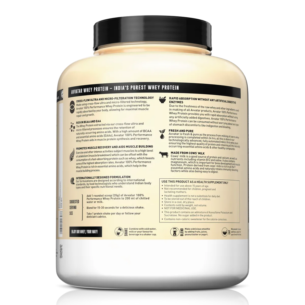 Avvatar 100% Performance Whey | 2 Kg | 2027 exp